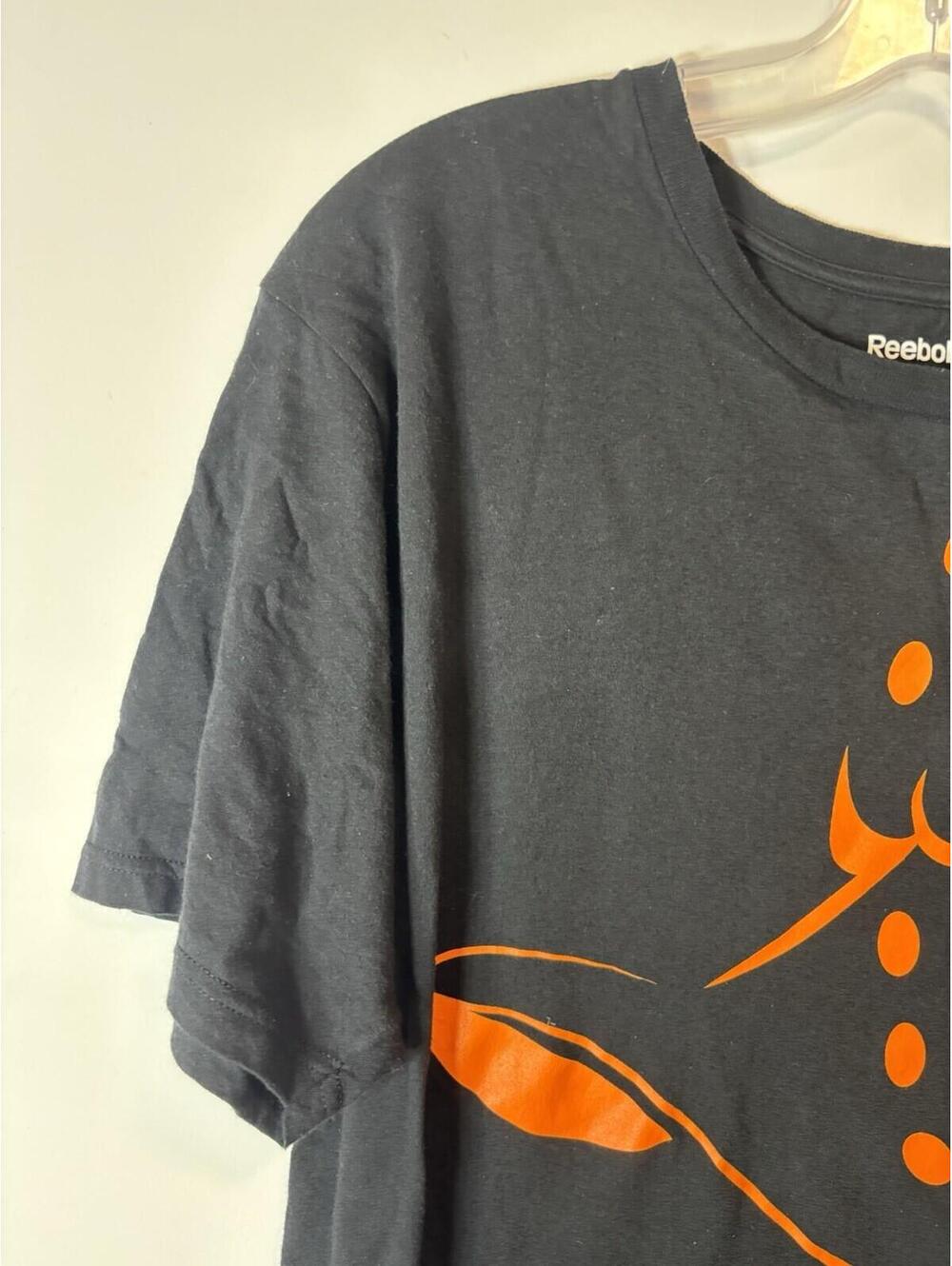 Reebok Anaheim Ducks NHL Mens L Black Crew Neck T-Shirt - Picture 2 of 12